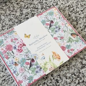 Lenox Butterfly Meadow Floral Cork Placemats in Pink, Green, Yellow, Blue